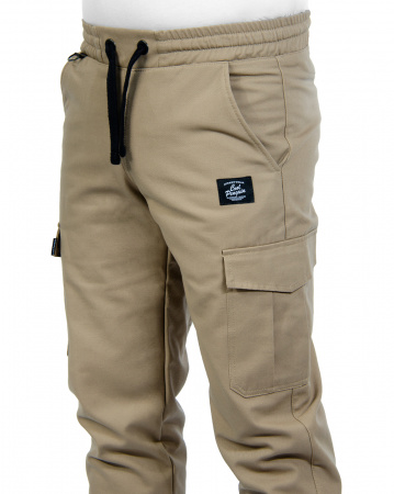 Джоггеры мужские на флисе Cool Penguin JMC 1713W (Beige S)