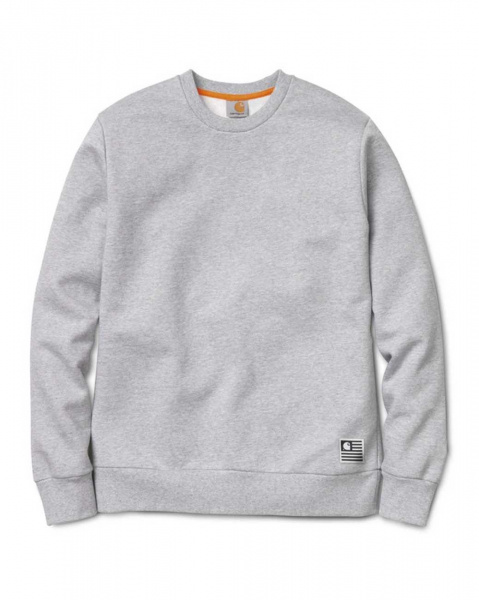 Толстовка Carhartt State Flag Sweatshirt (S серый золотой)