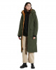 Куртка женская Didriksons Leya Long 504300 (300 тёмно-зелёный, 34)