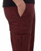 Джоггеры мужские на флисе Cool Penguin JMTL 1713W (Wine XS)