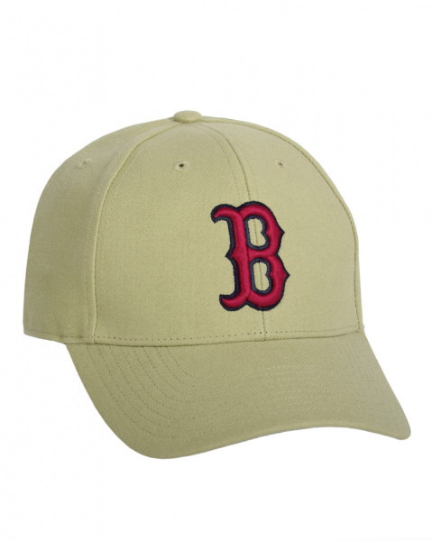 Бейсболка '47 Brand MVP LogoBrand WBP ПЛАСТИК (Boston Red Sox Beige OS)