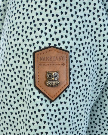 Толстовка женская с капюшоном Naketano Pavian (Mint Melange XL)