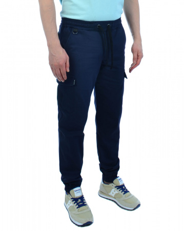 Джоггеры мужские на флисе Cool Penguin JMTL 1713W (Navy 2XL)