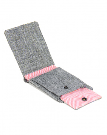 Кошелек Herschel Roy + Coin RFID (Raven Crosshatch OS)