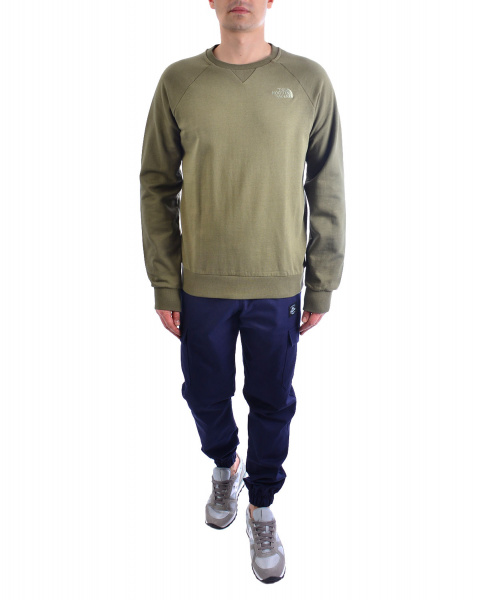 Толстовка мужская свитшот The North Face Dome Simple Raglan (L зеленый)