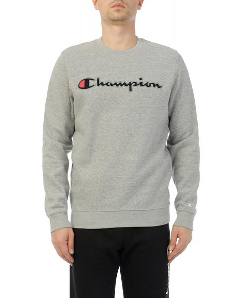 Толстовка свитшот Champion Authentic American YS016 - EM006 (S серый золотой)