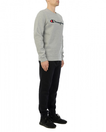 Толстовка свитшот Champion Authentic American YS016 - EM006 (M серый золотой)