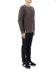 Толстовка мужская свитшот Naketano Laktoseintoleranz Vollbart (S темно-фиолетовый)