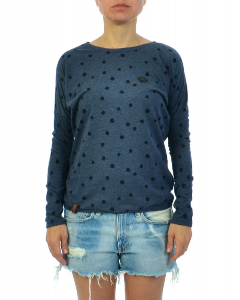 Футболка лонгслив Naketano Sucking with Honor (Bluegrey Melange XS)