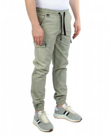 Джоггеры мужские на флисе Cool Penguin JMC 1713W (Light Beige 3XL)