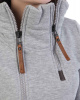 Толстовка женская на молнии Naketano Hanza Arscgenzahler (Grey XS)