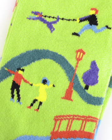 Носки Happy Socks Comb Cotton (Fanny Lime 41-46)