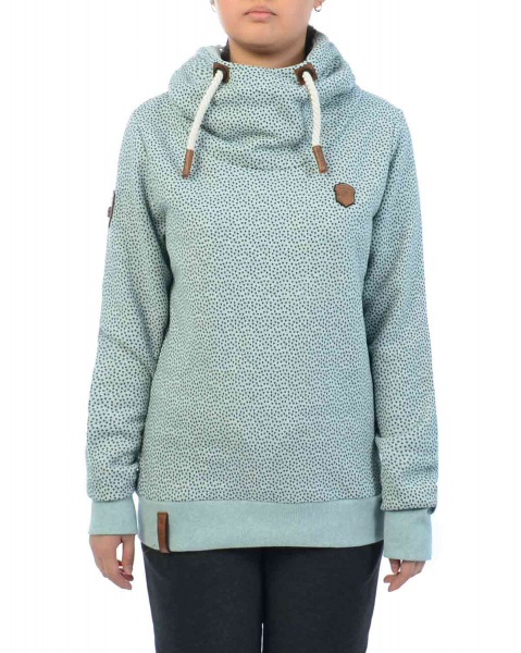 Толстовка женская с капюшоном Naketano Pavian (Mint Melange XL)