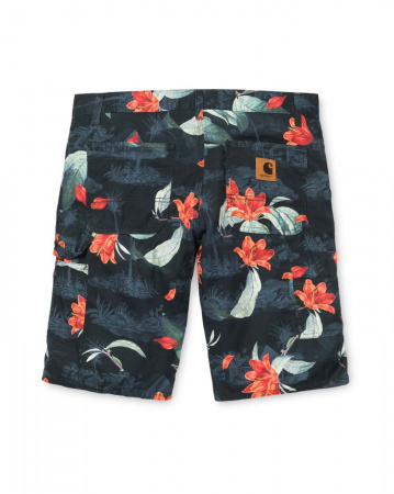 Шорты Carhartt WIP Lincoln Single Knee Short (30 черно-красный зеленый)