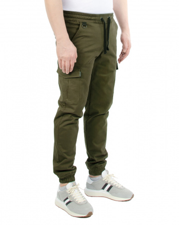 Джоггеры мужские на флисе Cool Penguin JMTL 1713W (Green S)