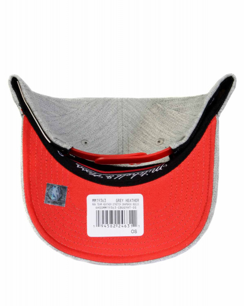 Головной убор MM19363 TEAM HEATHER REDLINE SNAPBACK Boston Celtics GreyHeather 6HSSMM19363-BCEGYHT (Chicago Bulls GreyHeather, OS)