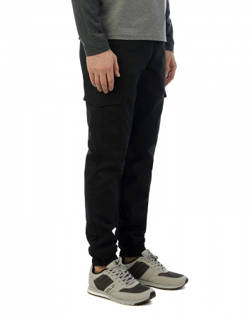 Джоггеры мужские на флисе Cool Penguin JMR 1713W (Black L черный)