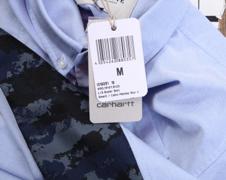 Рубашка Carhartt WIP Publish Buster (L темно-голубой)