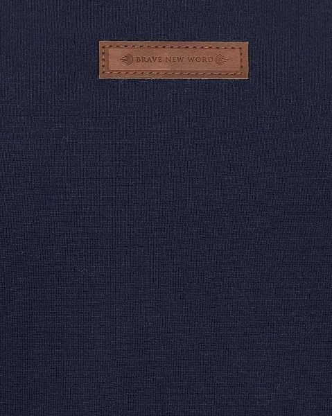 Толстовка легкая женская свитшот Naketano Analbella (L темно-синий)