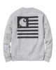 Толстовка Carhartt State Flag Sweatshirt (S серый золотой)